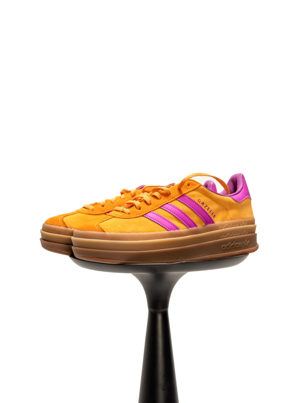 adidas Gazelle Platform Sneakers in Orange and Purple - Picture 6 of 6